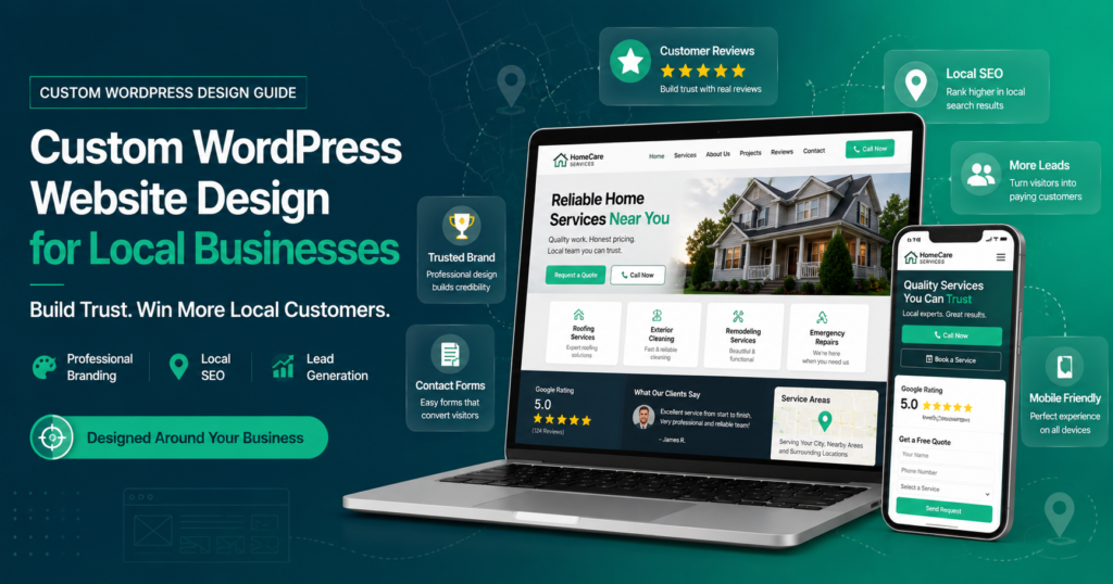Custom WordPress Website Design That Helps Local Businesses Look Trusted