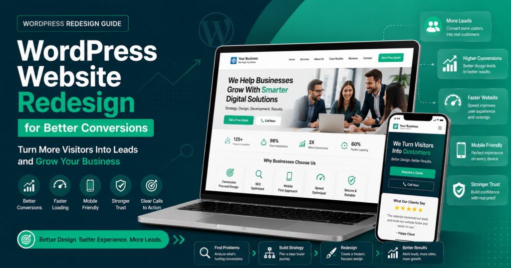 WordPress Website Redesign for Better Conversions