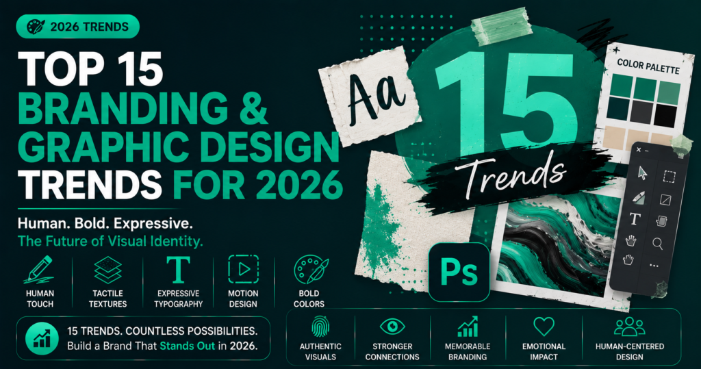 Top 15 Branding & Graphic Design Trends for 2026