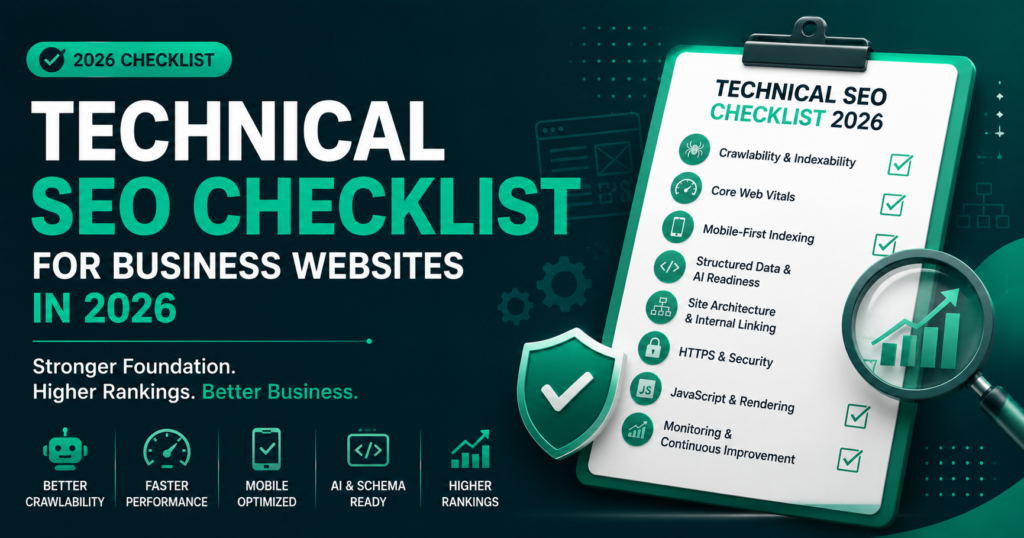Technical SEO Checklist for Business Websites in 2026